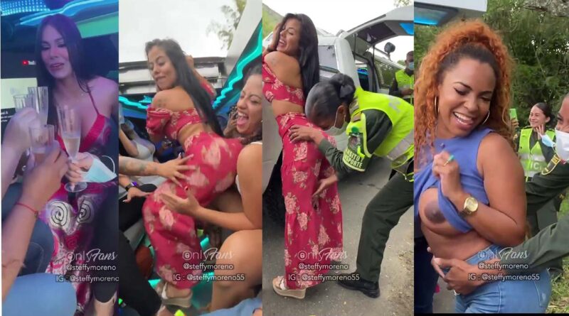 Steffy Moreno and esperanza gomez detained by the Colombian police Onlyfans 2022
