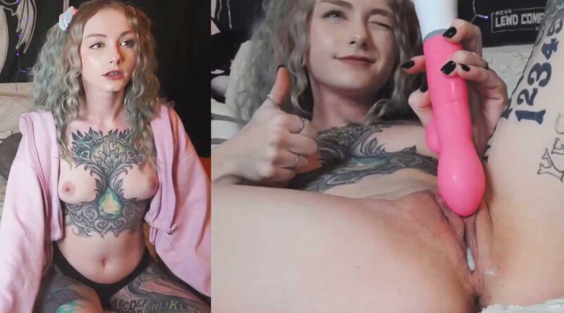 YOGENDUB beautiful tattooed girl manages to reach orgasm Prn video