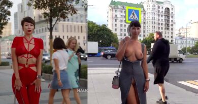 JSNSNSU Social experiment walking naked through the streets
