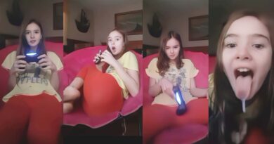 A little crazy gamer girl - RARE VIDEO