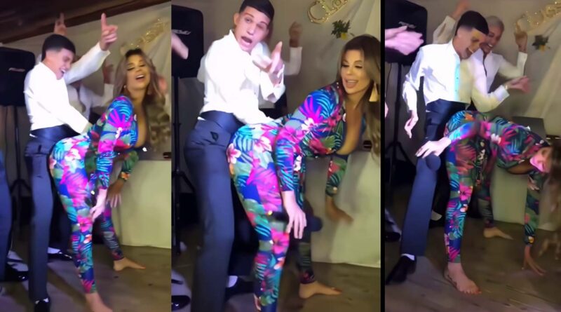 SCANDAL VIDEO - Teacher dances dirty (PERREO) with student at school graduation Porn Amateur