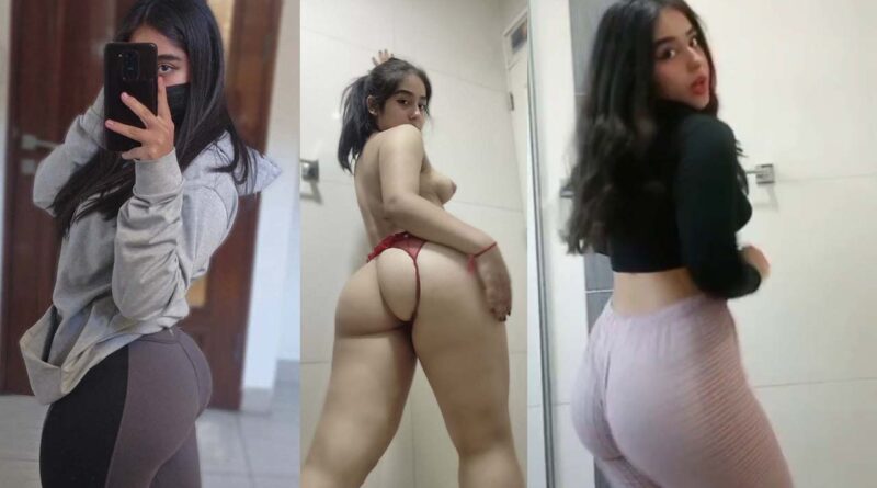 Latina with a nice ass, Leaked private porn content