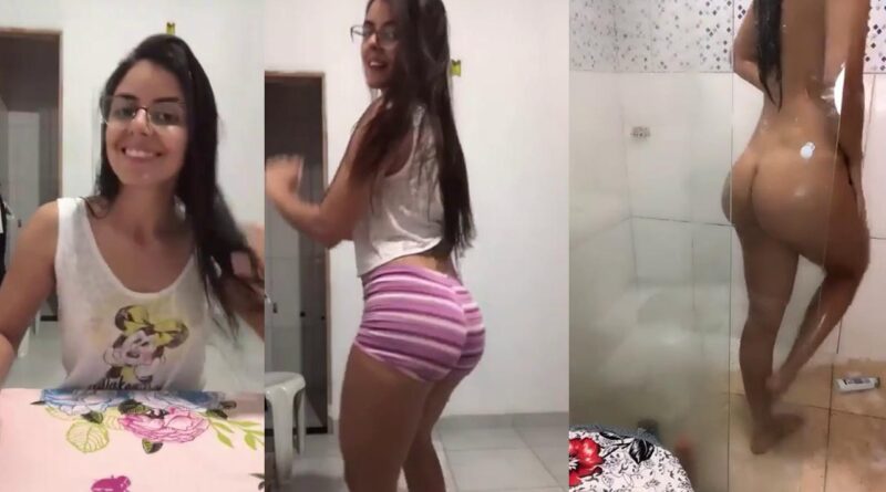 Samara Latina does a live streaming and gets into the shower naked