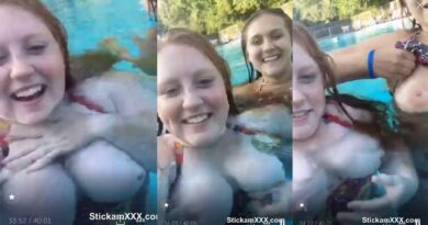 chubby girl live streaming on tiktok, shows her big boobs