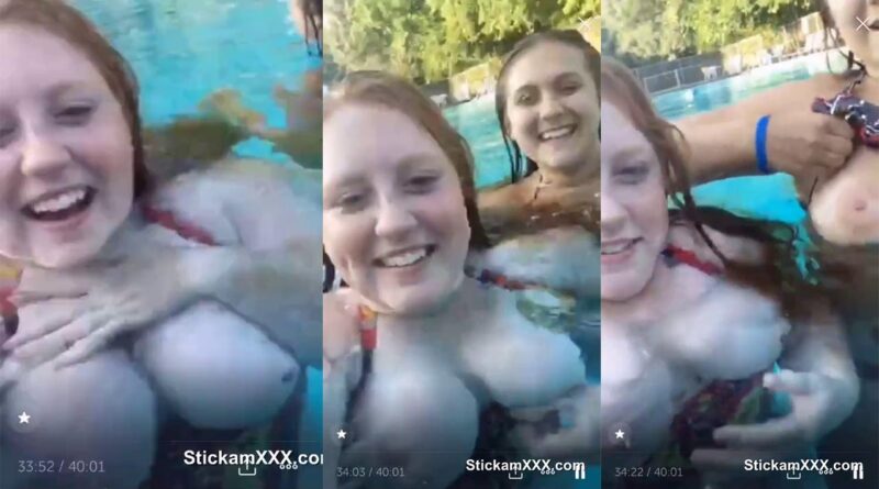 chubby girl live streaming on tiktok, shows her big boobs