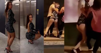 Beautiful model girl ends up totally drunk