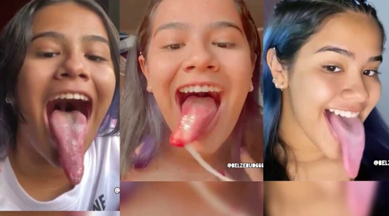 tiktok girl account banned - she has a long tongue PORN AMATEUR