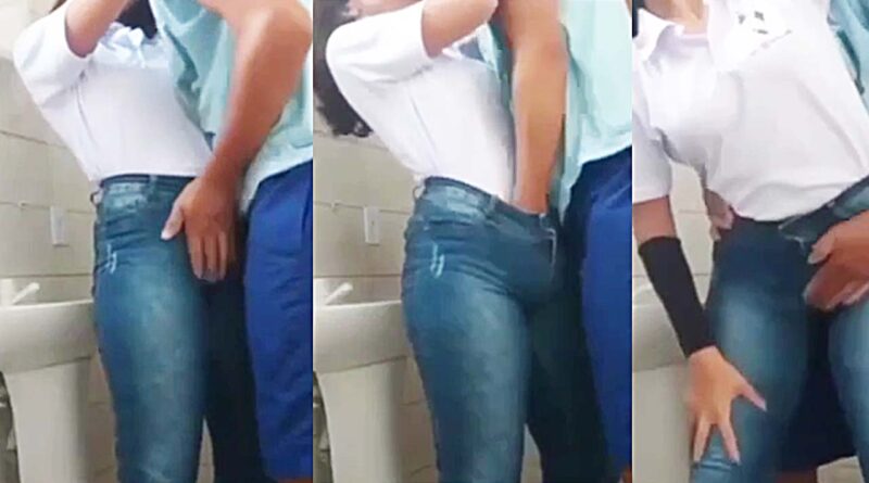 Guatemalan teacher gropes his student in the bathroom