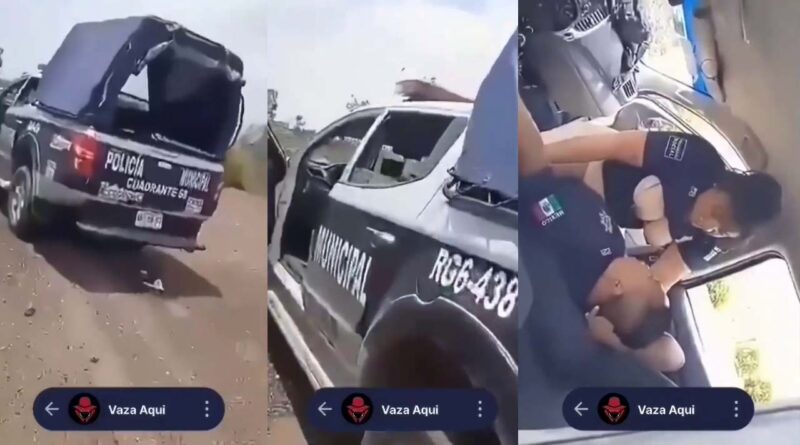 MEXICAN POLICE GIRL FUCKING IN THE PATROL - THEY WERE FIRED
