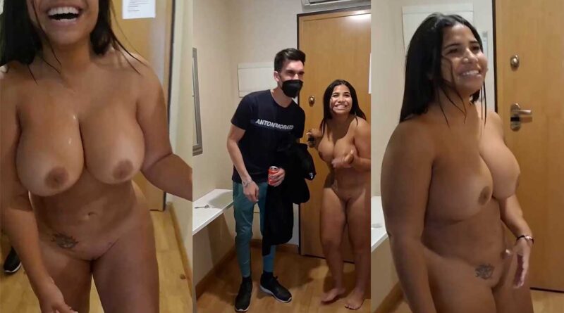 Naked Latina With Cum On Face Prank A Guy