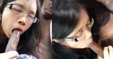 Teen Asian Girl Sucking A Black Man's Cock