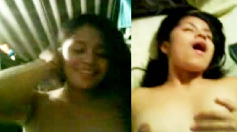 Innocent Mexican girl is shy when filming a porn video with her boyfriend
