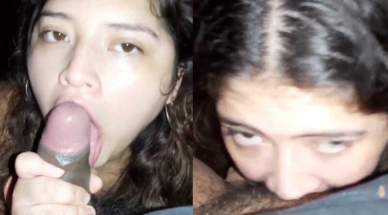 MEXICAN GIRL PUTS HER WHOLE DICK UP TO HER THROAT