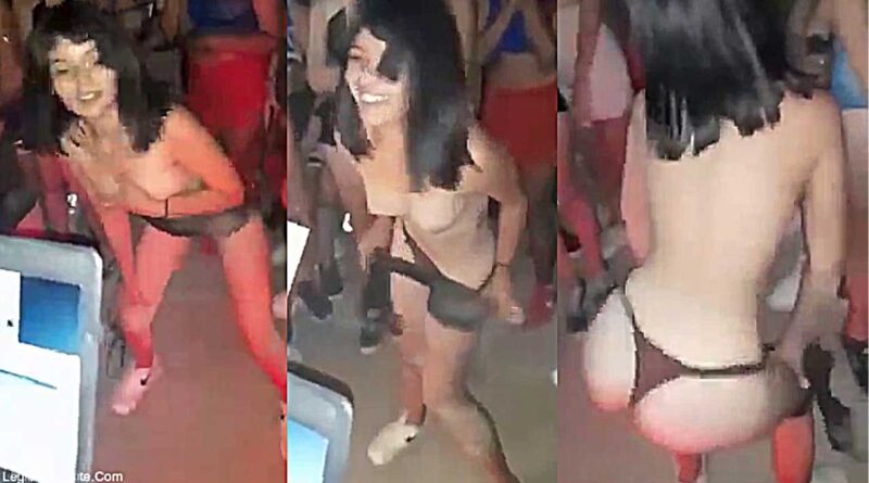 TEEN GIRL GETS DRUNK AND LOSES CONTROL IN BOLICHE ARGENTINA