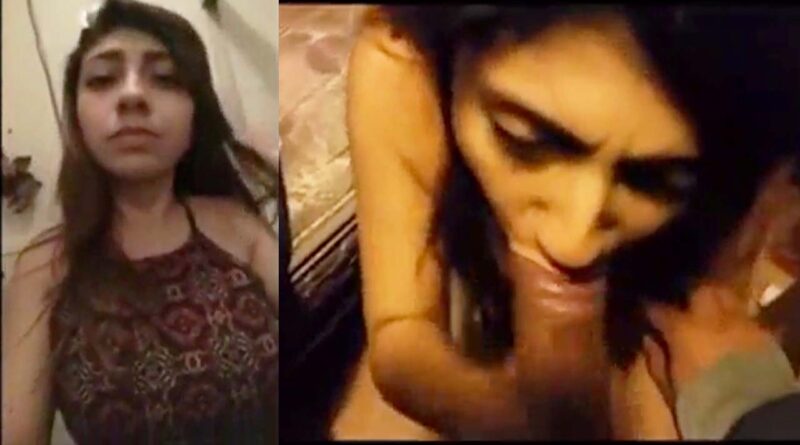 Teen girl films her first porn video and her boyfriend shares it on WhatsApp