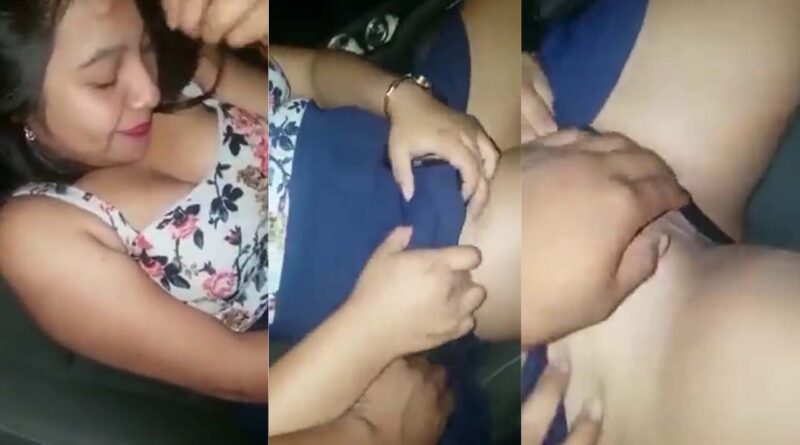 drunk mexican teen - he gropes her pussy
