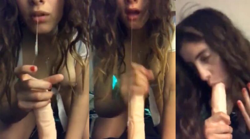Argentine girl sucking a dildo PORN AMATEUR