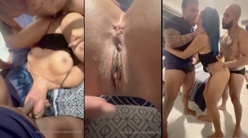 NEW PORN VIDEO - MUJER LUNA BELLA INFLUENCER GIRL GETS FUCKED BY 2 MEN