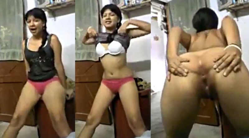 Virgin and horny Venezuelan girl shows her CRUSH everything she is going to eat