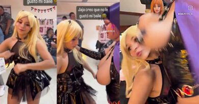 emilipetite Mexican cosplayer she gets slapped with big tits