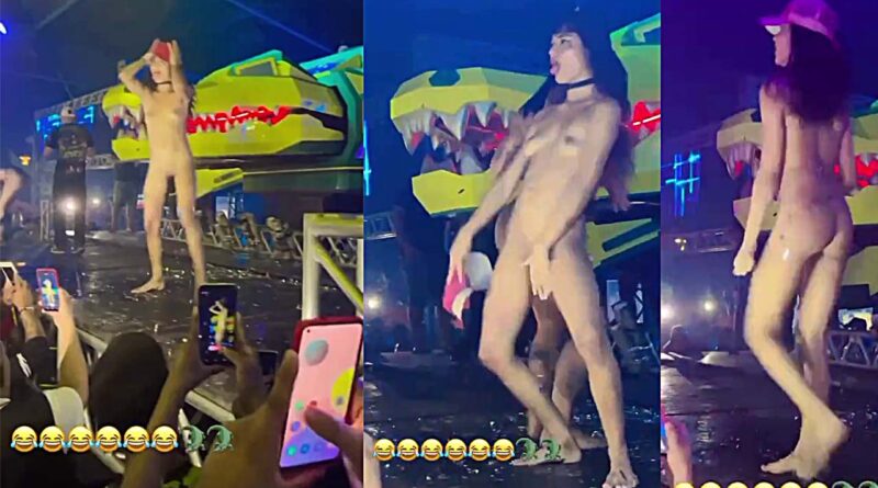 Brazil scandal sex - Teen girl strips naked to win a twerking contest
