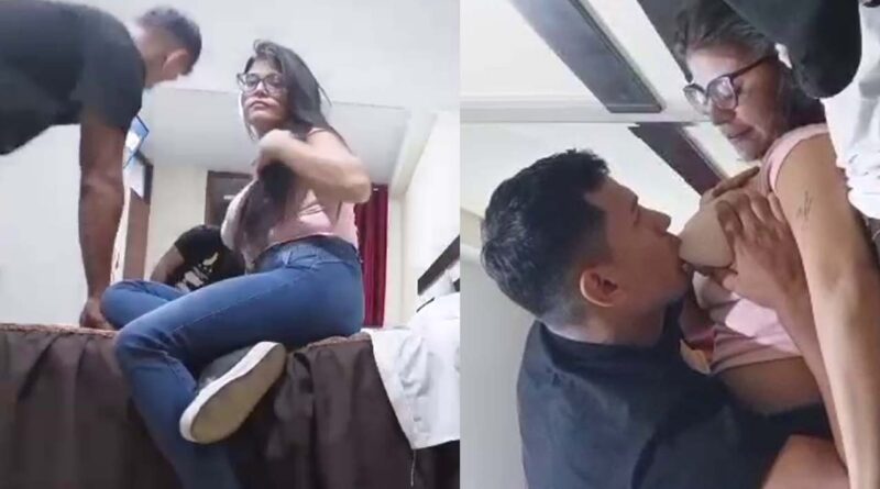 He places a spy camera before fucking his girlfriend