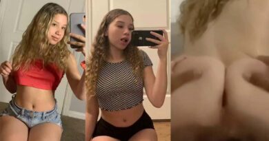 white girl with hard curls has a very tight ass
