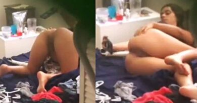 Brother catches his sister taking naked photos for her boyfriend