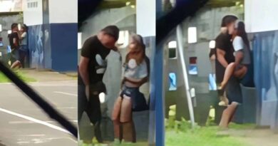 Schoolgirl caught fucking with the teacher on the soccer field