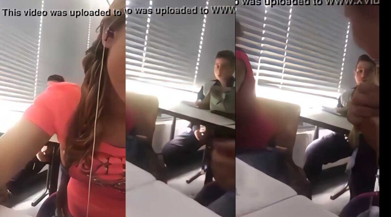 schoolgirl films her friend when he masturbates in the classroom