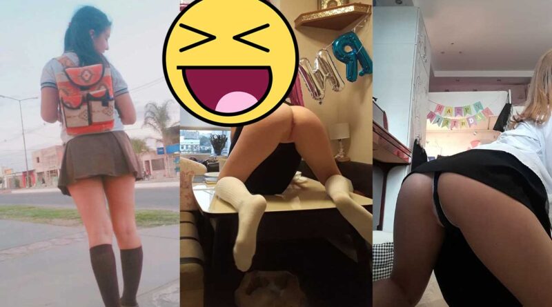 Schoolgirl takes sexual photos on her birthday when the guests leave