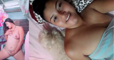 chubby girl with her dog AMATEUR PORN