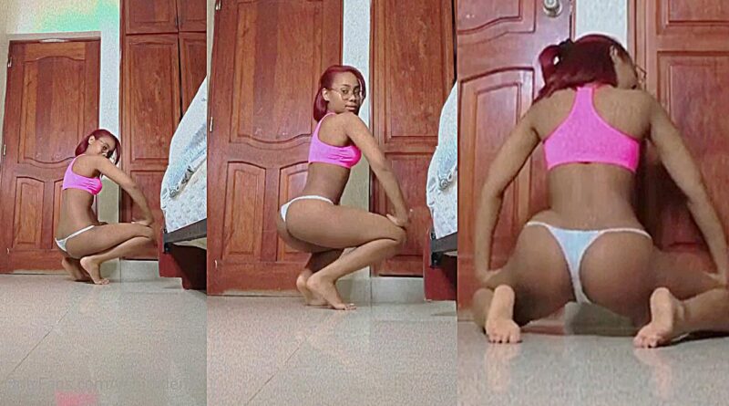 BRUNETTE GIRL FROM PERU DANCING IN THONG IN HER ROOM - TIKTOK AMATEUR PORN