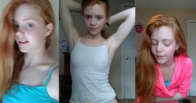 The red-haired girl who is driving everyone crazy on the internet 2024