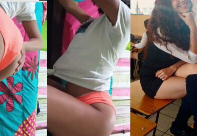 SCHOOLGIRL IS HORNY WITH HORMONES AT THE HIGH OF HOT